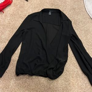 Elegant Black Women's Blouse